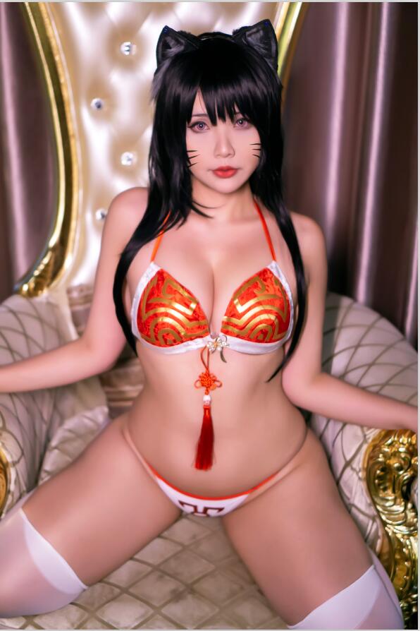 Hana Bunny NO.013 Ahri Bikini [10P