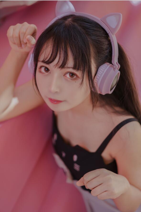 黑猫猫OvO – NO.003 pink 21P
