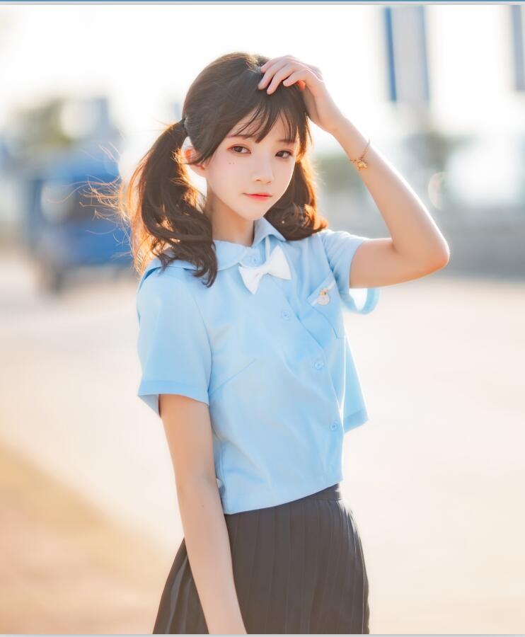 桜桃喵 – NO.123 蔚蓝 [33P