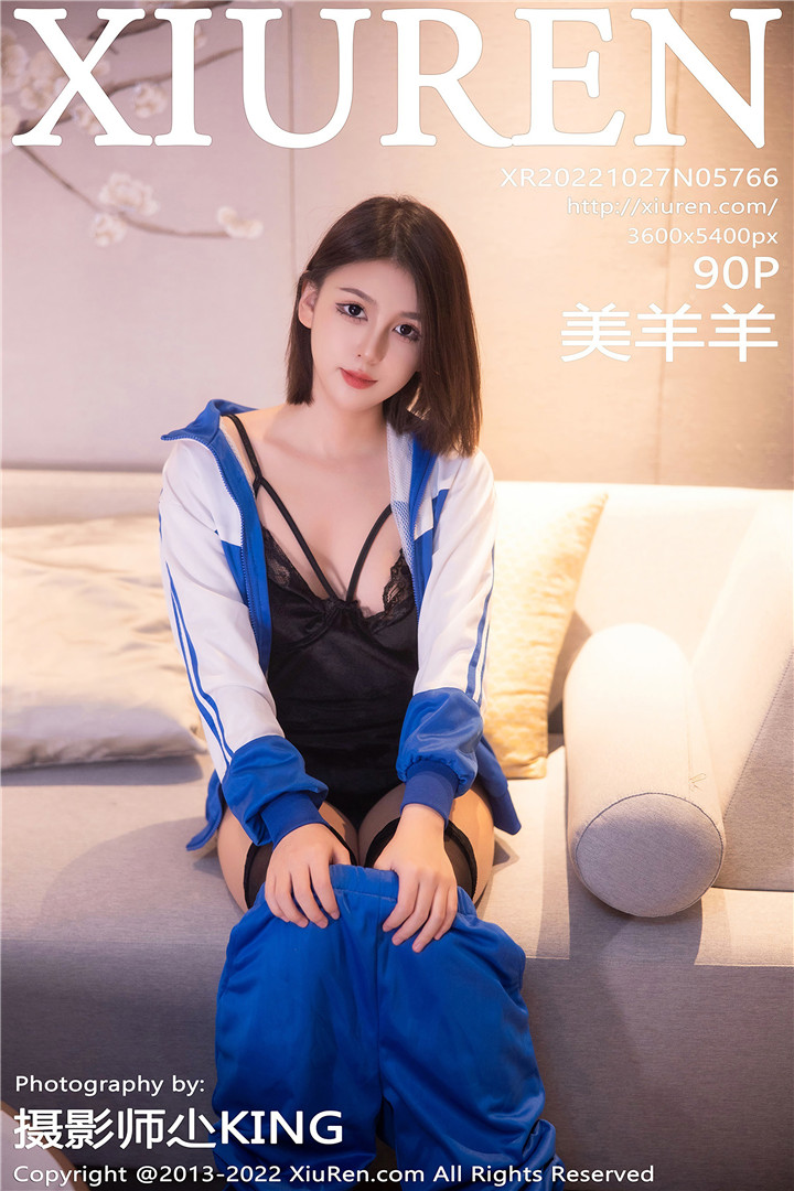 [XiuRen秀人网] 2022.10.27 No.5766 美羊羊 性感白蓝白运动服饰[90+1P]