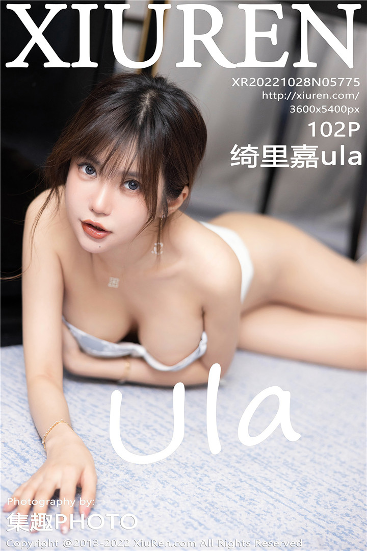 [XiuRen秀人网] 2022.10.28 No.5775 绮里嘉ula 性感白色带图案T恤搭配性感白色短裙[102+1P]