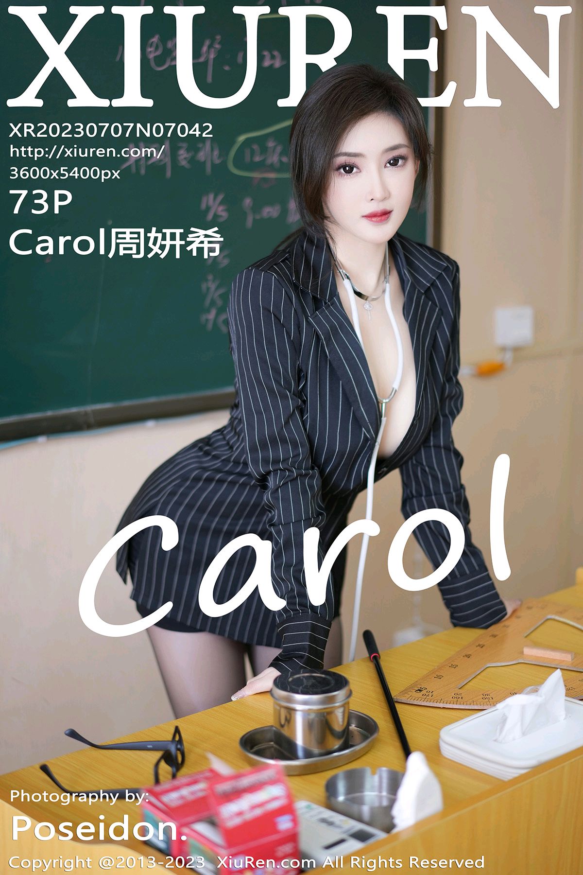 [XiuRen秀人网] 2023.07.07 No.7042 Carol周妍希 性感魅惑黑丝[73+1P]