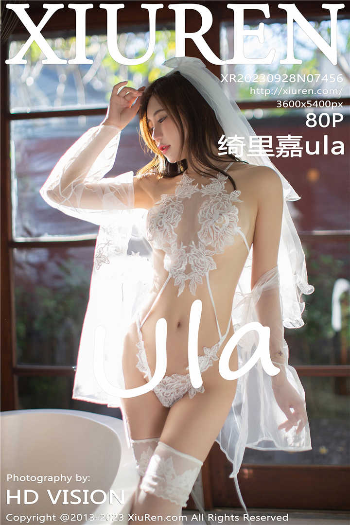 [XiuRen秀人网] 2023.09.28 No.7456 绮里嘉ula 性感白色婚纱服饰搭配性感诱人白色丝袜[80+1P]